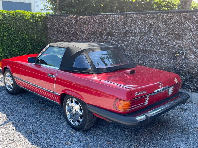 Mercedes 560 SL R107 Roadster + Hardtop ' Bobby Ewing 'look ' +Carfaxhistory +MB Data